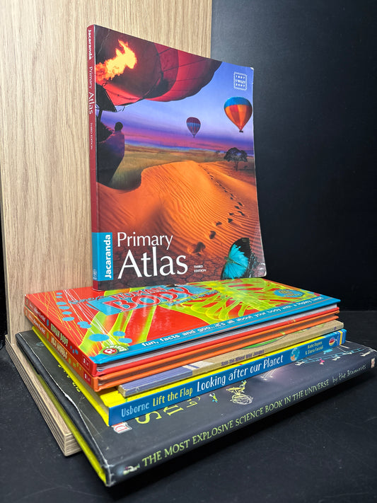 EDUCATIONAL RESOURCES Assorted Collection for Kids/Young Teens Bundle of 6 (Min. fair condition)