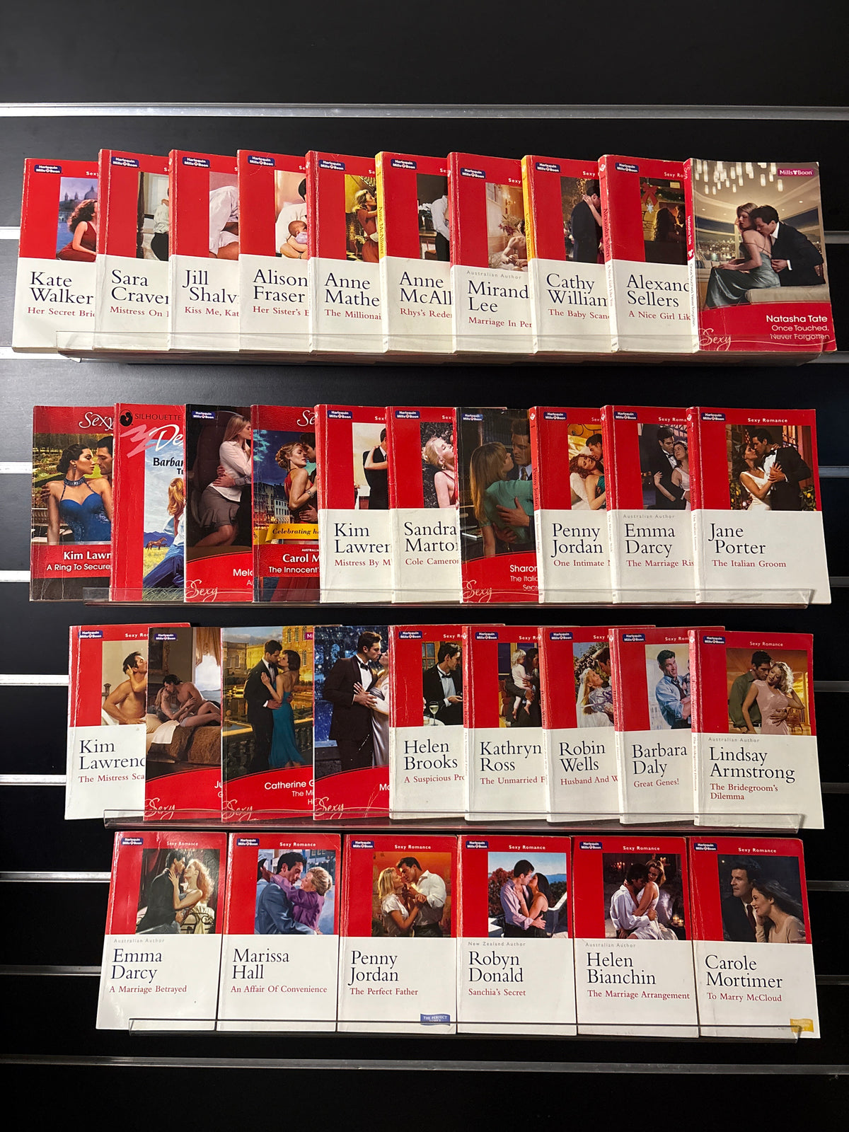 MILLS + BOON Sexy Assorted Standalone Titles Bundle of 35 (Min. fair condition)