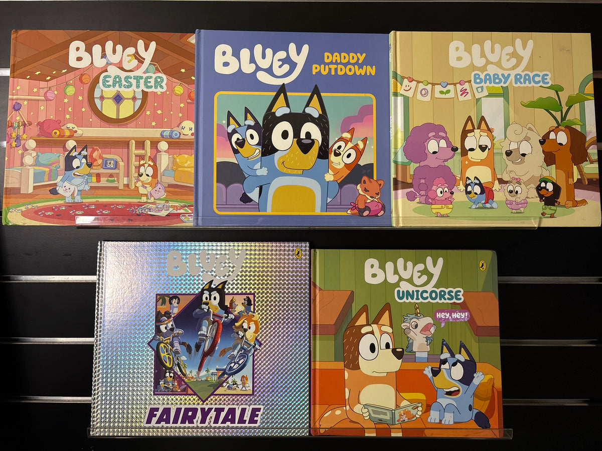 BLUEY Assorted Standalone Titles Bundle of 5 (Min. good condition)