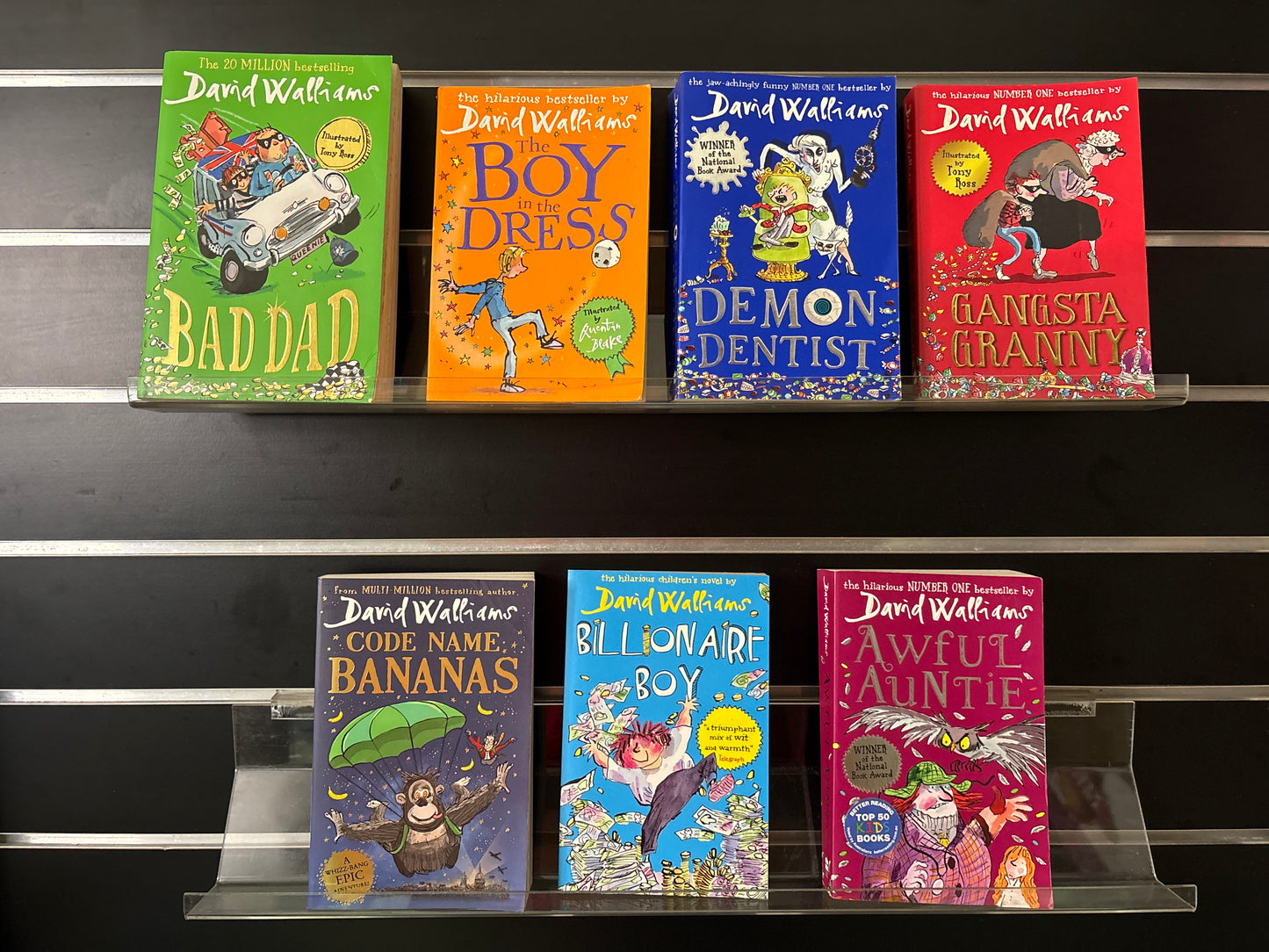 WALLIAMS, David Assorted Titles Bundle of 7 (Min. fair condition)