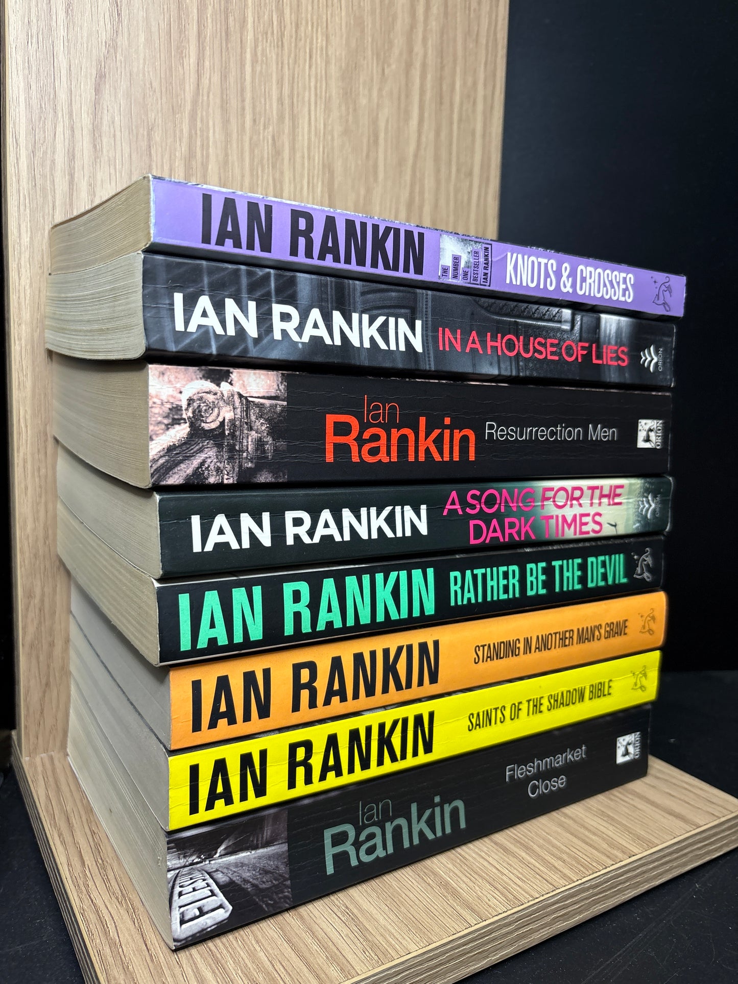 RANKIN, Ian 'John Rebus' Series Assorted Titles Bundle of 8 (Min. fair condition)