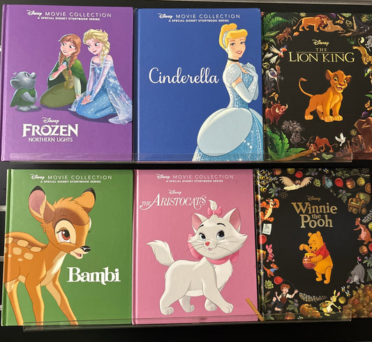 DISNEY MOVIE COLLECTION Assorted Titles Bundle of 6 Titles (Min. good condition)