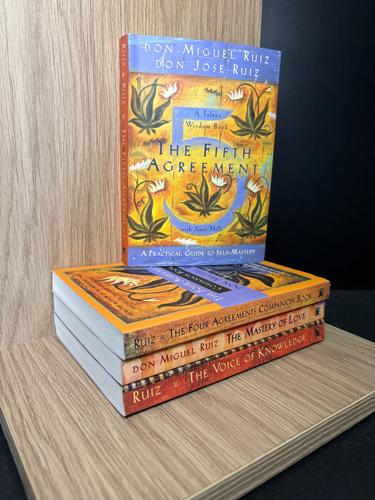 RUIZ, Don Miguel - Bundle of 4 - Selected Toltec Wisdom (Min. good condition)