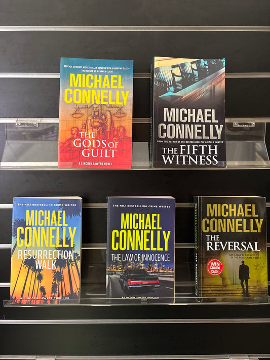 CONNELLY, Michael - Bundle of 5 - Assorted Titles in The Lincoln Lawyer Series (Min. fair condition)