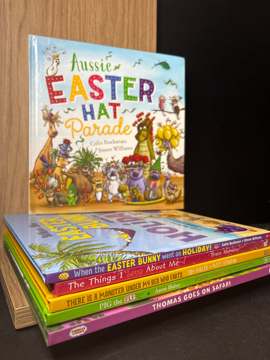 KIDS PICTURE BOOKS Assorted Standalone Titles Various Authors Bundle of 6 (Min. fair condition)