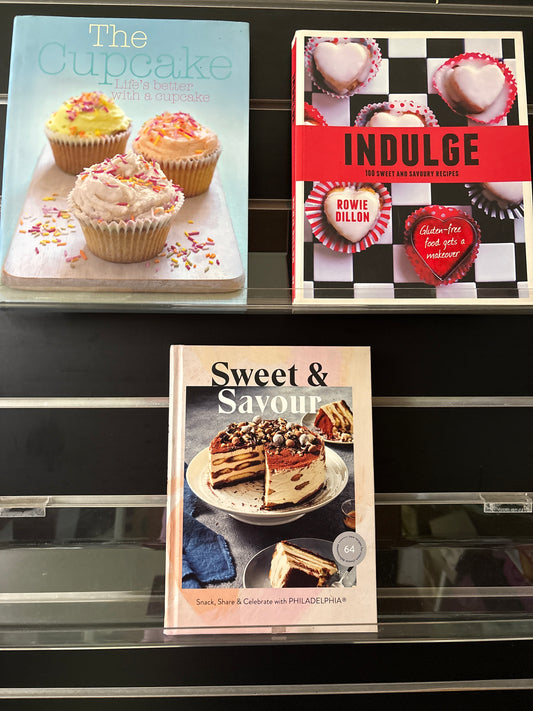 SWEET+SAVOURY Cookbooks Bundle of 3 (Min. Fair condition)