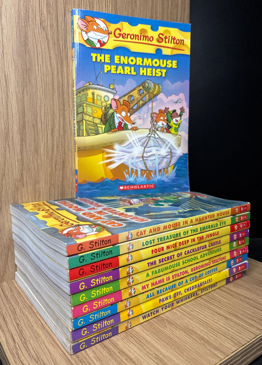 GERONIMO STILTON Assorted Titles Bundle of 10 (Min. good condition)