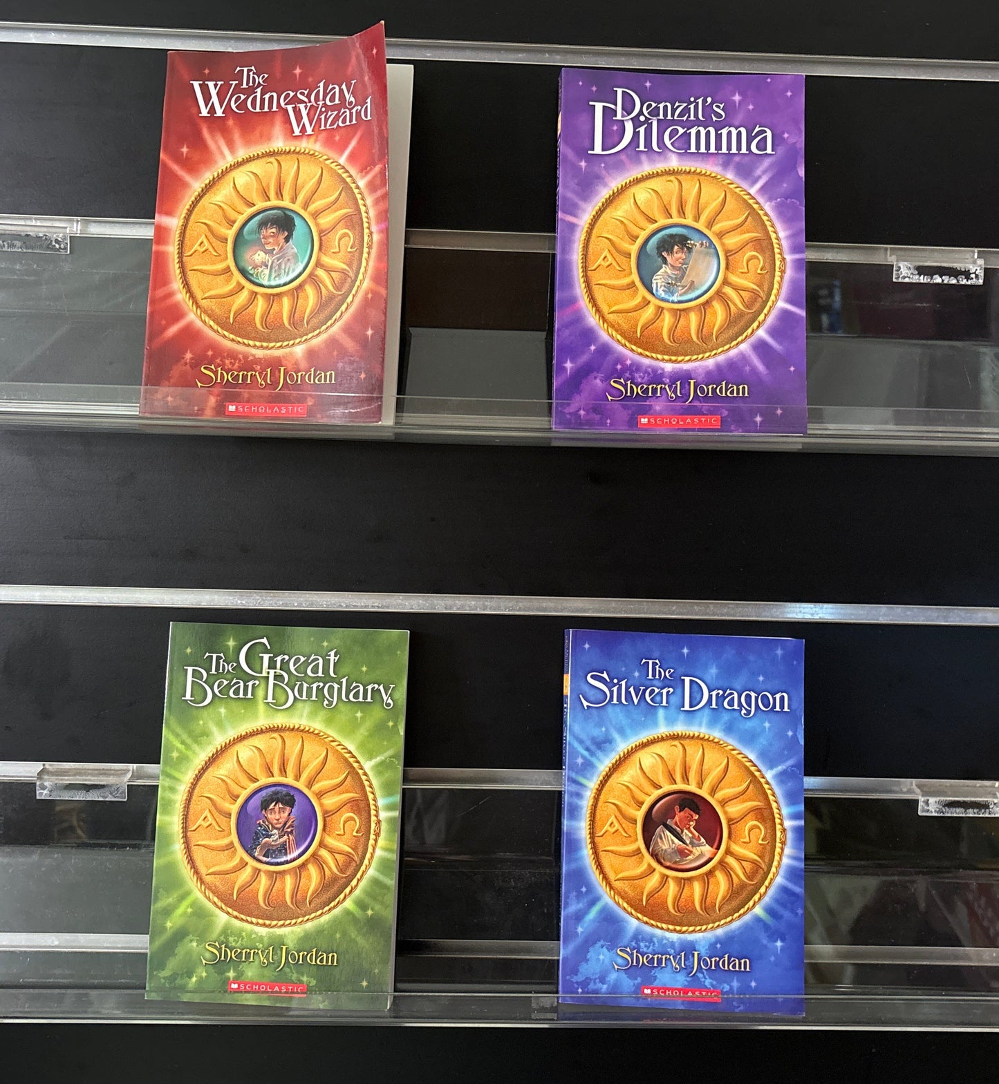 JORDAN, Sherryl 'A Denzil Adventure' Series Books #1-4 Bundle of 4 (Min. very good condition)
