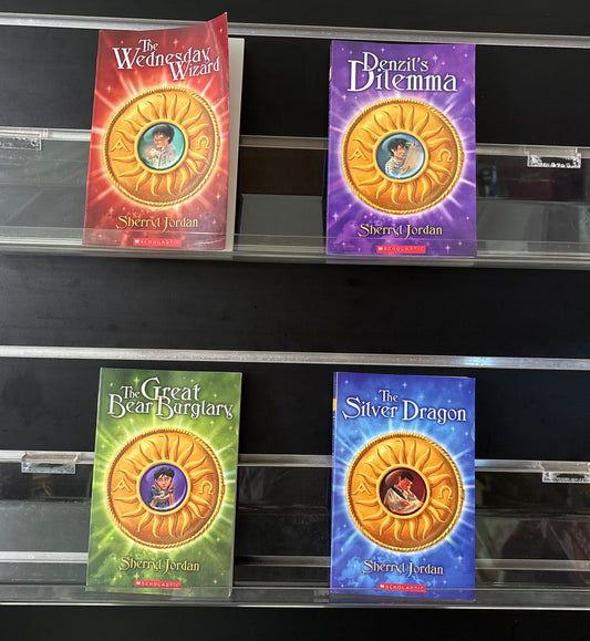 JORDAN, Sherryl 'A Denzil Adventure' Series Books #1-4 Bundle of 4 (Min. very good condition)