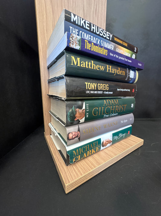 SELECTION of CRICKET Bios - Bundle of 8 - Assorted (min. fair condition)