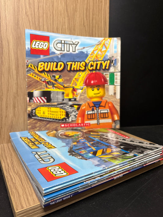 LEGO CITY Assorted Standalone Titles + Bonus 'Lego Star Wars' + 'The Lego Movie' Titles Bundle of 8 (Min. fair condition)