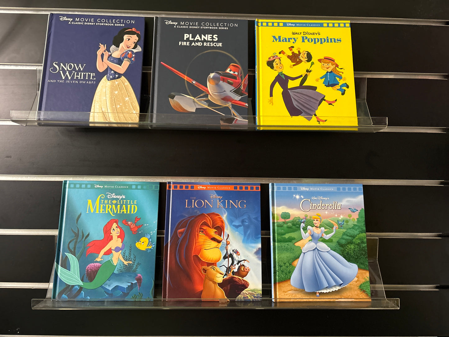 DISNEY MOVIE COLLECTION Assorted Titles Bundle of 6 Titles (Min. fair condition)