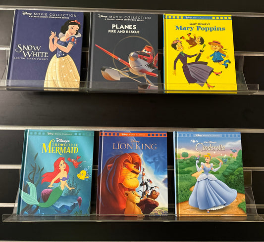 DISNEY MOVIE COLLECTION Assorted Titles Bundle of 6 Titles (Min. fair condition)