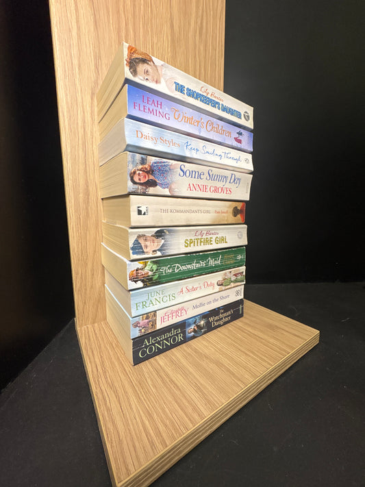 SELECTED Historical Romance/ Saga Titles - Bundle of 10 - Assorted Authors/ Series (Min. fair Condition)