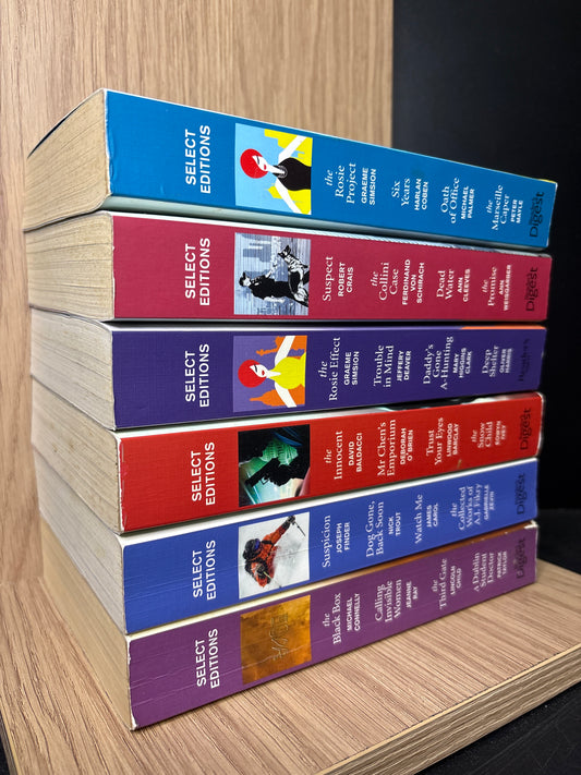 READER'S DIGEST 'Select Editions' 4-in-1 Condensed Stories Bundle of 6 (Min. good condition)