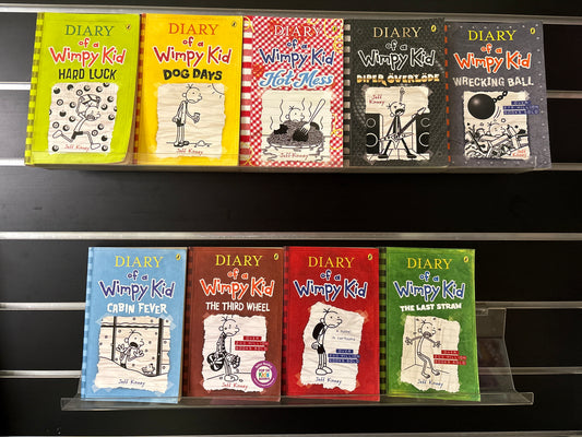KINNEY, Jeff 'Diary of a Wimpy Kid' Series Assorted Titles Bundle of 10 (Min. fair condition)