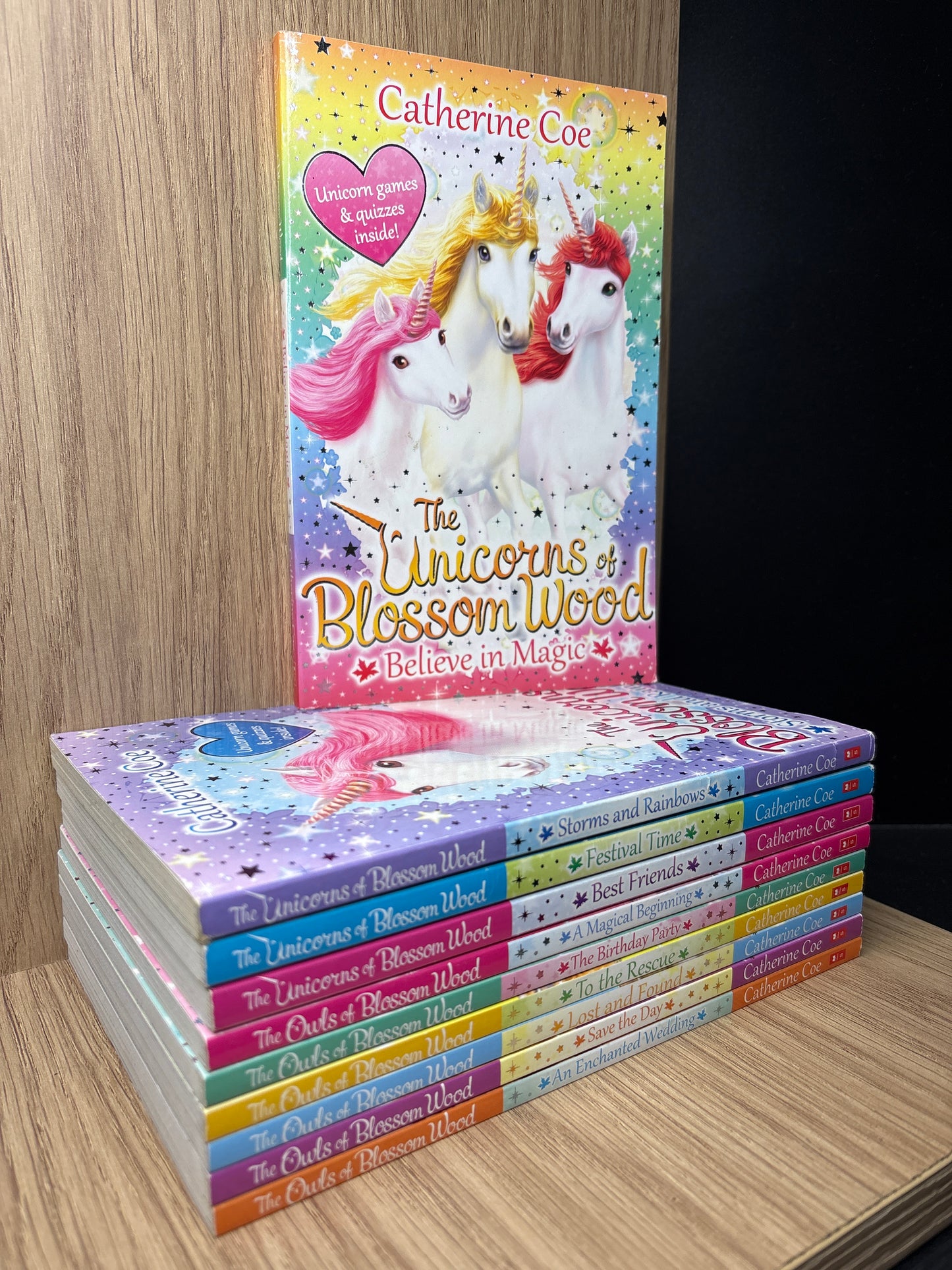 COE, Catherine 'The Unicorns of Blossom Wood' and 'The Owls of Blossom Woods' Assorted Titles Bundle of 10 (Min. good condition)