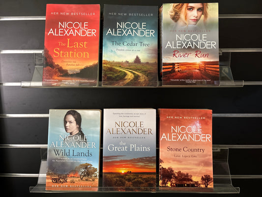 ALEXANDER, Nicole Assorted Standalone Titles Bundle of 6 (Min. fair condition)