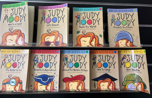 McDONALD, Megan 'Judy Moody' Series Books #1-9 Bundle of 9 (Min. fair condition)