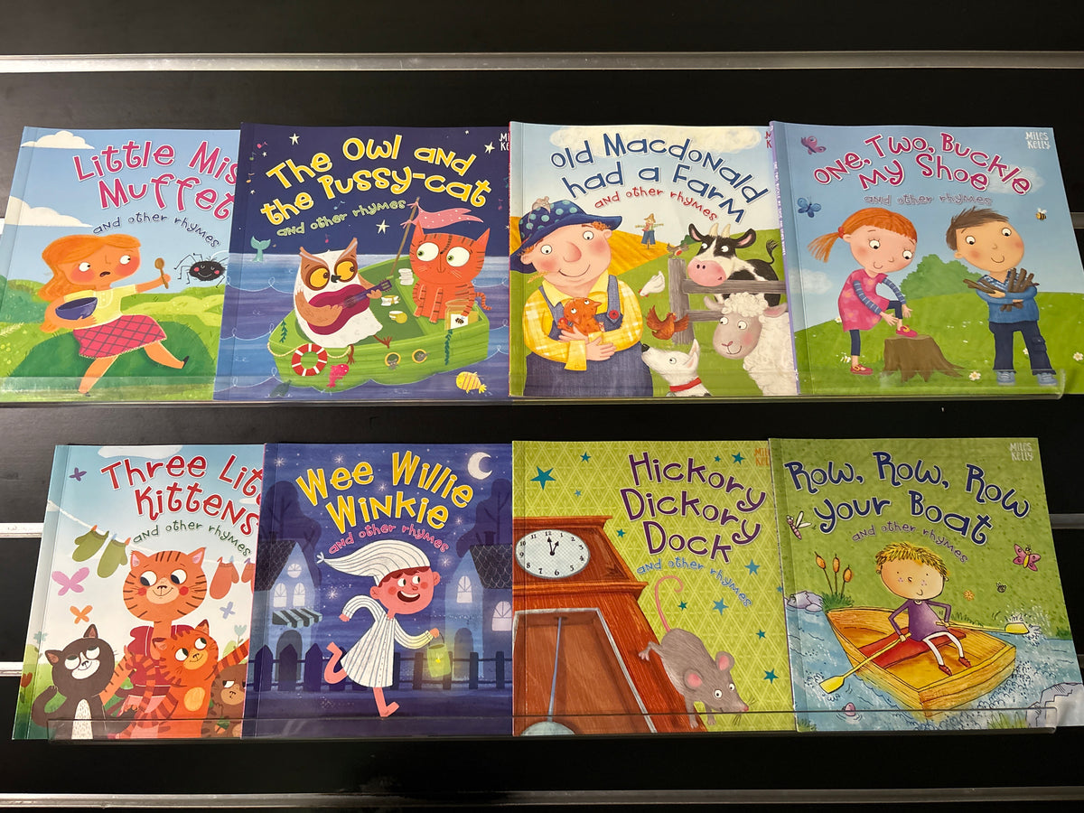 ASSORTED NURSERY RHYMES Assorted Standalone Titles Various Authors Bundle of 8 (Min. good condition)