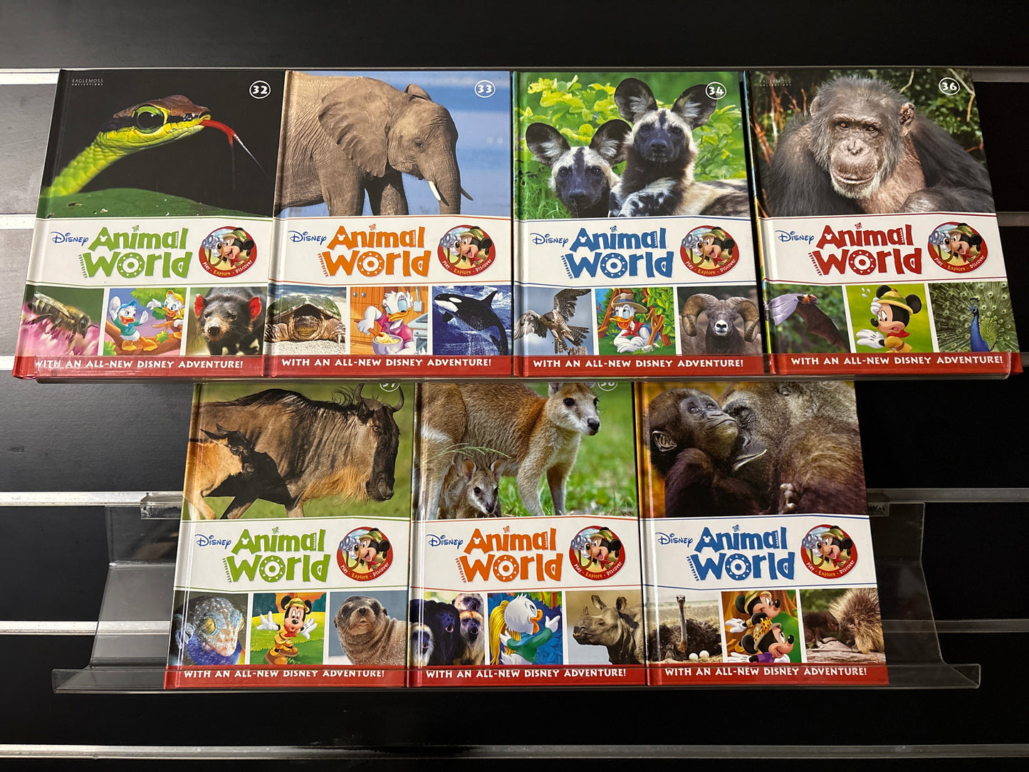 DISNEY ANIMAL WORLD Assorted Standalone Titles Bundle of 7 (Min. good condition)