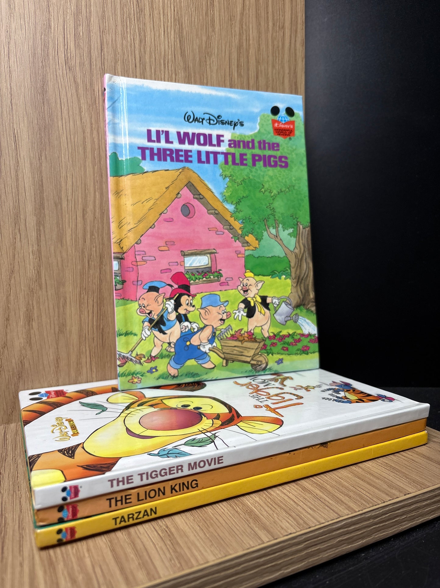 WALT DISNEY 'Wonderful World of Reading' Series Standalone Titles Bundle of 4 (Min. fair condition)