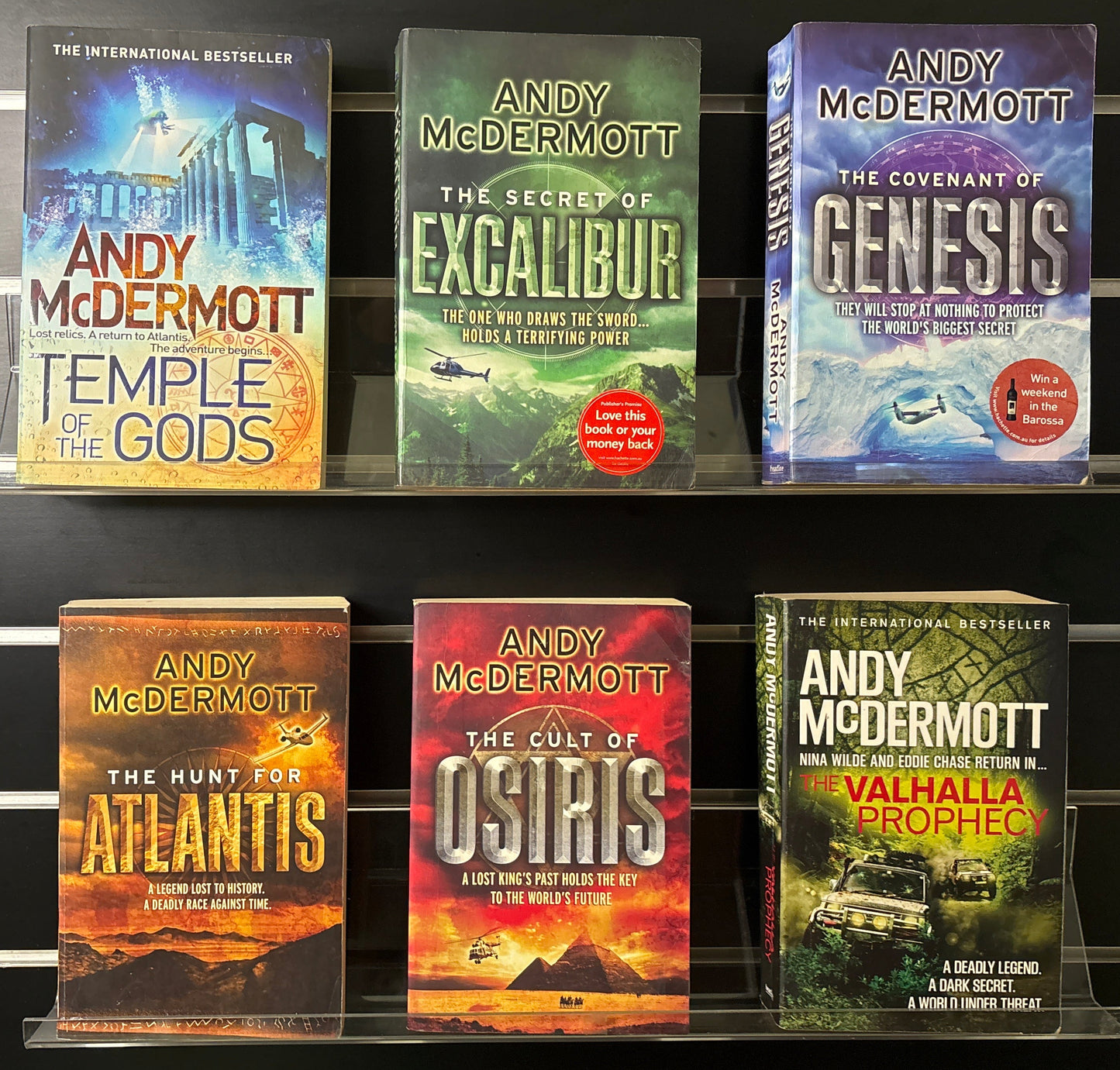McDERMOTT, Andy 'Nina Wilde and Eddie Chase' series - Assorted Titles Bundle of 6 (Min. fair condition)