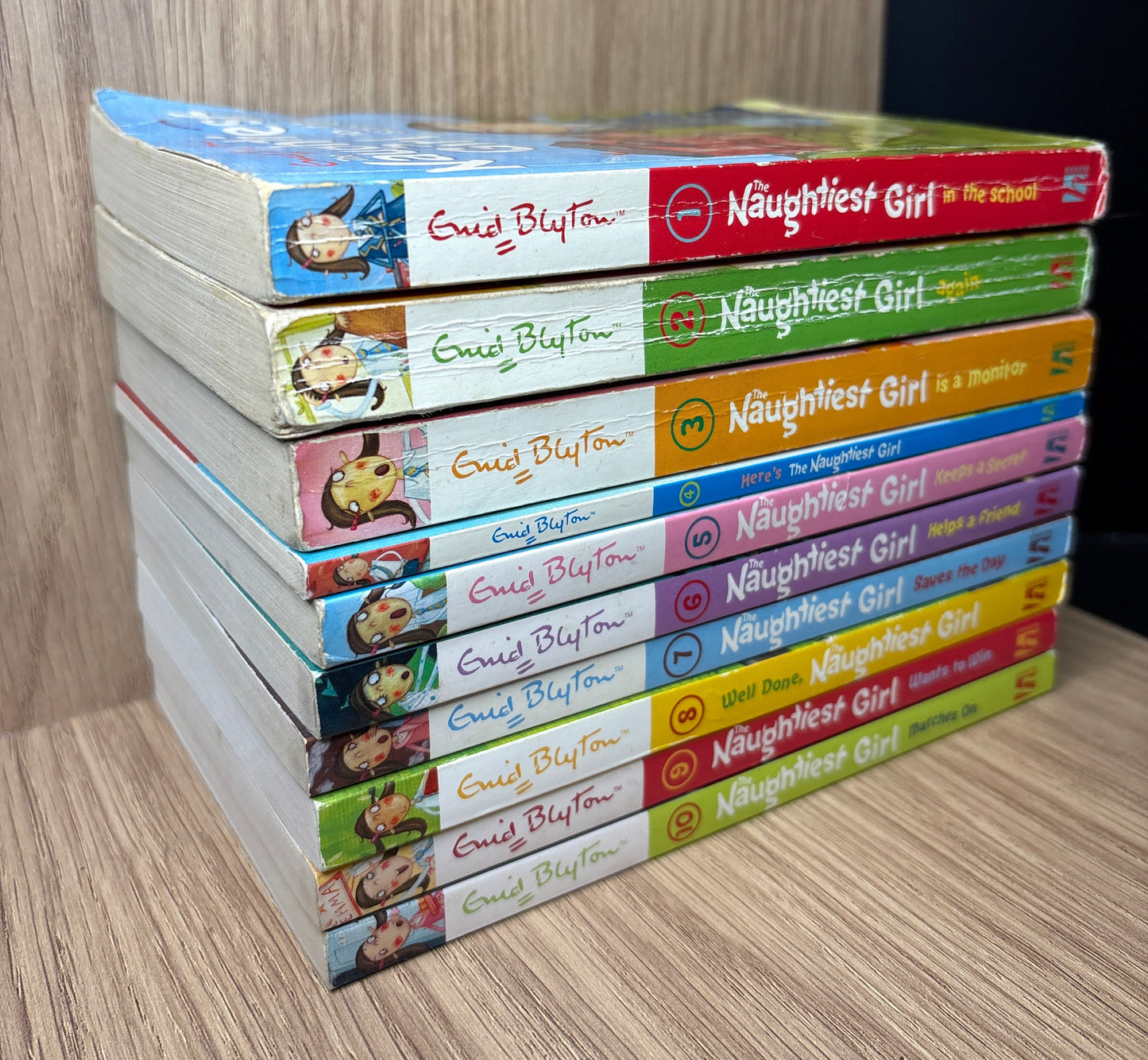 BLYTON, Enid 'Naughtiest Girl' Books #1-10 Bundle of 10 (Min. fair condition)