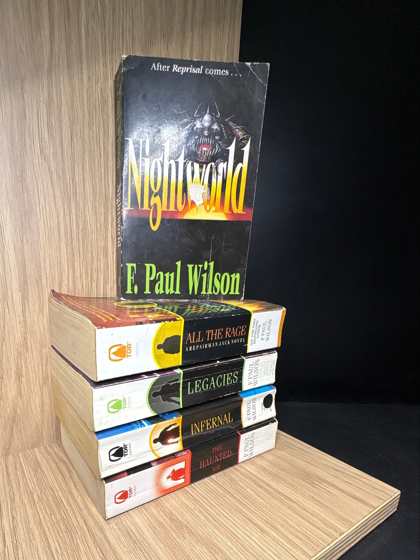 WILSON, F Paul: 'Repairman Jack' Series - Bundle of 5 Assorted Titles, including 1 Adversary Cycle (Min. fair condition)