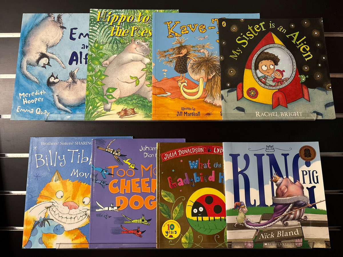 KIDS PICTURE BOOKS Assorted Standalone Titles Various Authors Bundle of 8 (Min. good condition)