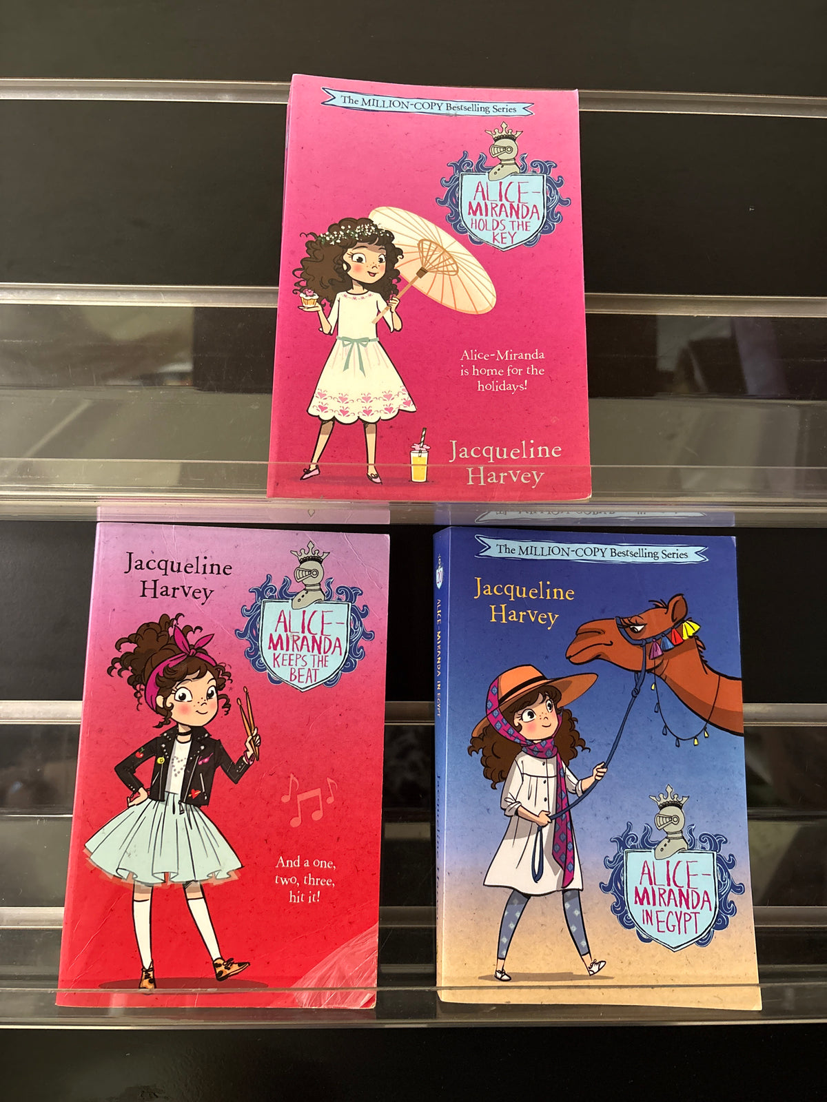HARVEY, Jacqueline 'Alice-Miranda' Series  Bundle of 3 (Min. good condition)