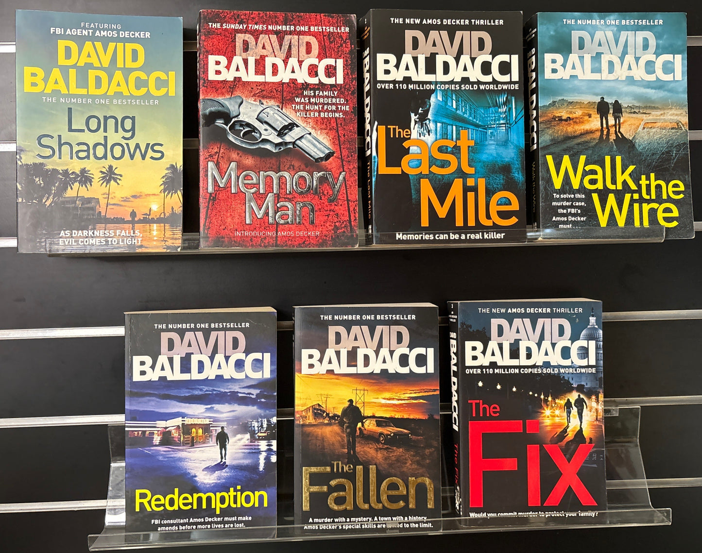 BALDACCI, David - COMPLETE 'Amos Decker' Series: Titles #1 - 7  (Min. fair condition)