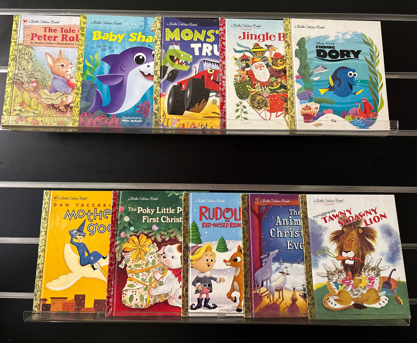 LITTLE GOLDEN BOOKS - Bundle of 10 Titles (Min. fair condition)