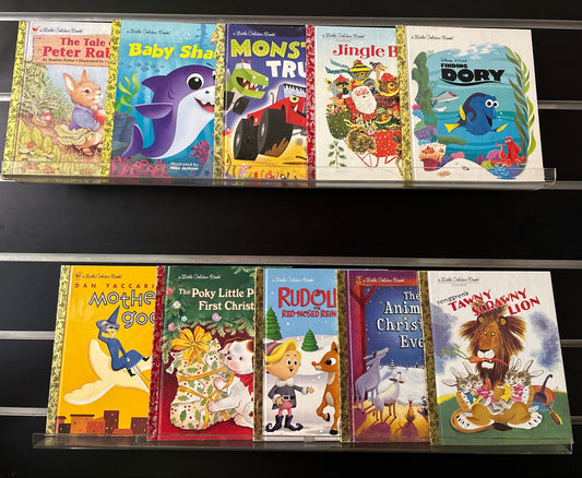 LITTLE GOLDEN BOOKS - Bundle of 10 Titles (Min. fair condition)