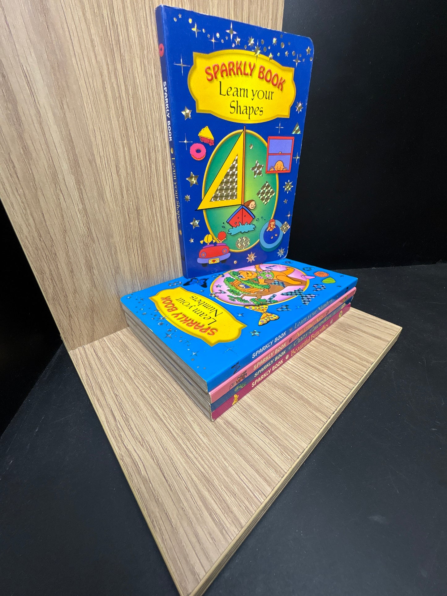 SPARKLY BOOK - Bundle of 5 - Assorted Board Books (Min. fair condition)