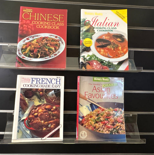 WOMEN'S WEEKLY - Bundle of 4 - Selected Cookbooks (Min. fair condition)