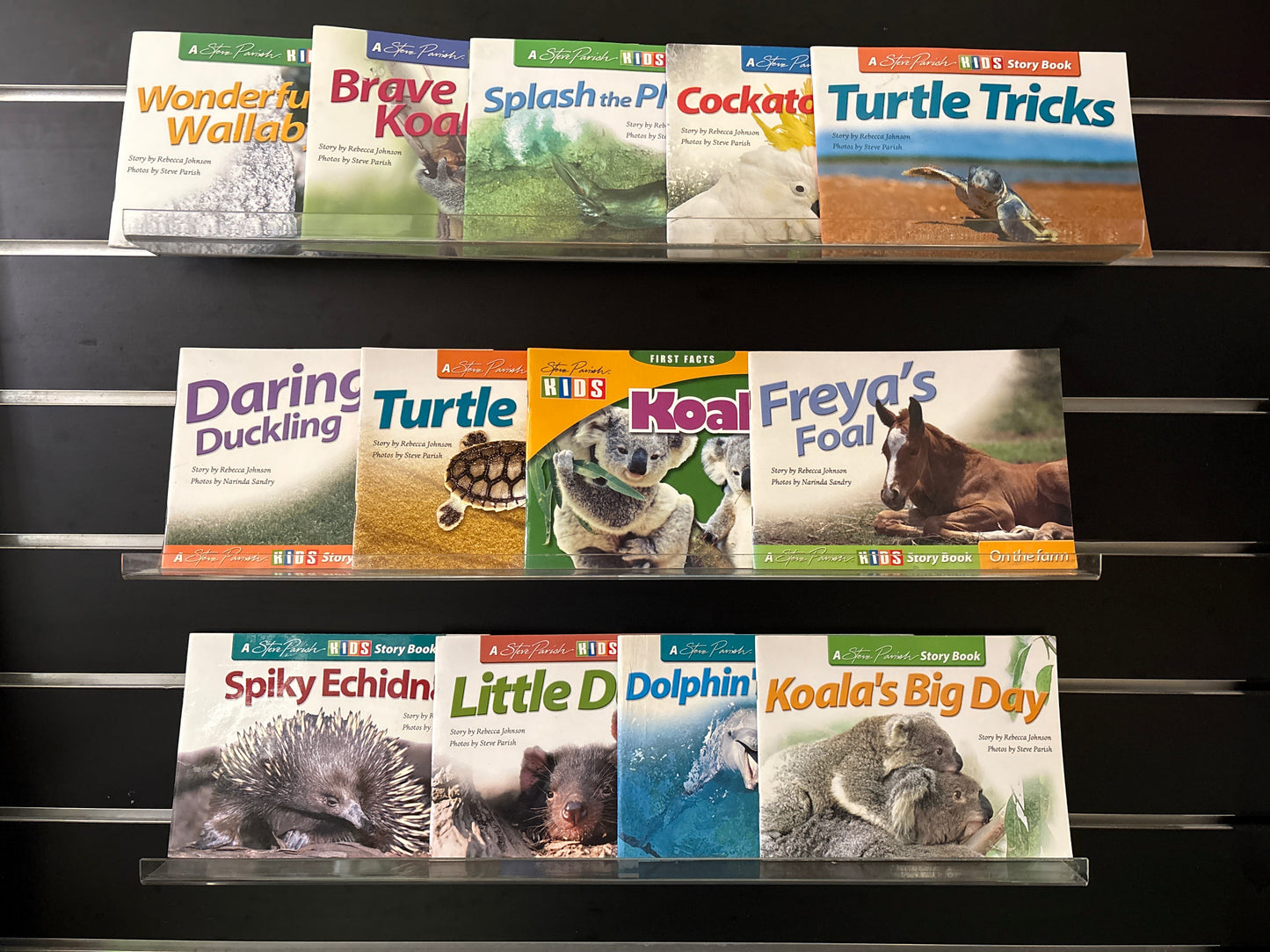 STEVE PARISH Kids Story Books - Bundle of 12 - Assorted Titles (Min. fair condition)
