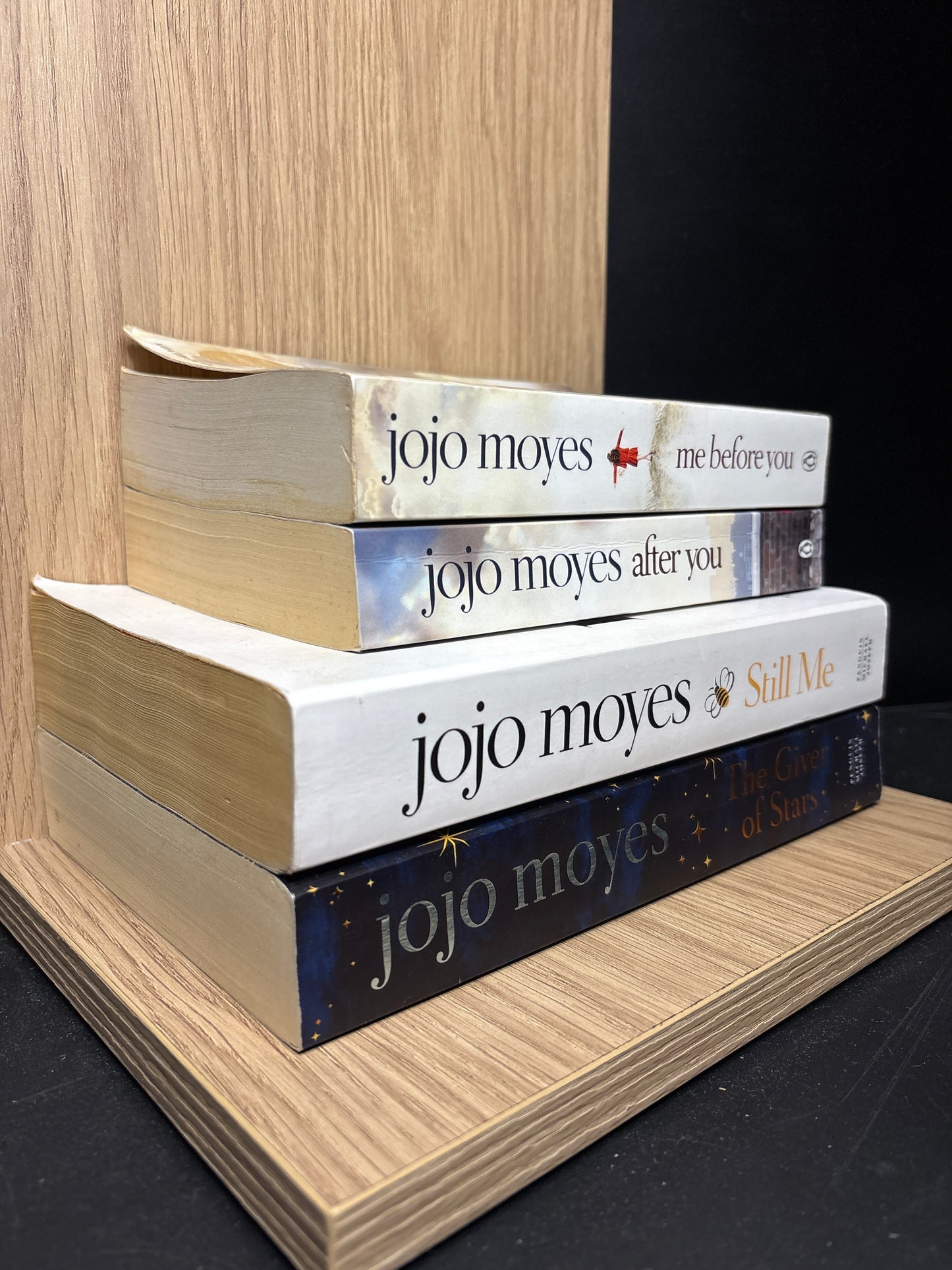 MOYES, Jojo 'Me Before You' Trilogy + Bonus 'The Giver of Stars' Bundle of 4 (Min. fair condition)