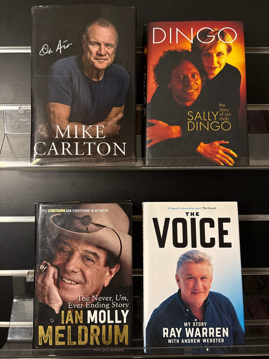 AUSTRALIAN TV PERSONALITIES Assorted Standalone Titles Bundle of 4 (Min. fair condition)