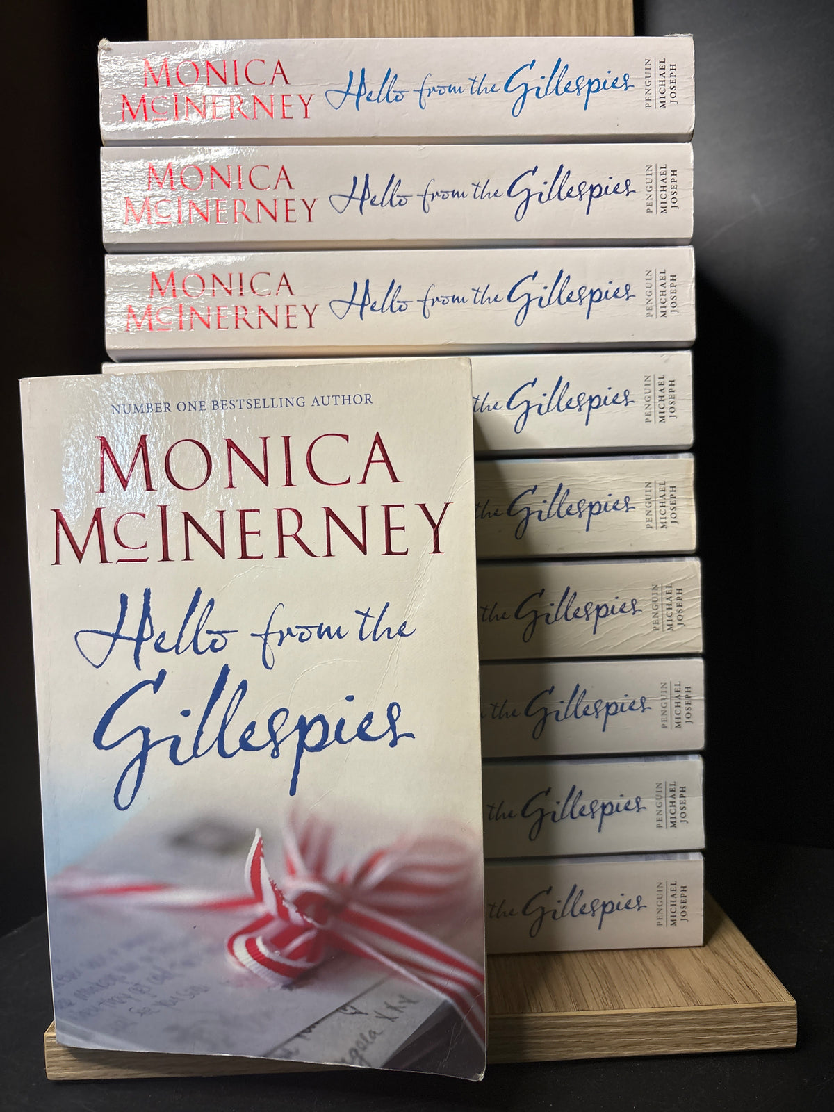 Book Club 10 Pack: McINERNEY, Monica 'Hello from The Gillespies' Paperback Large Copies (Min. condition: Fair)