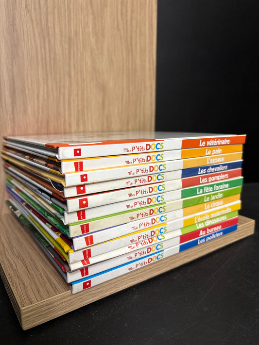 FRENCH TEXT: 'Mes P'tit DOCS' Series Assorted Titles Bundle of 12 (Min. good condition)