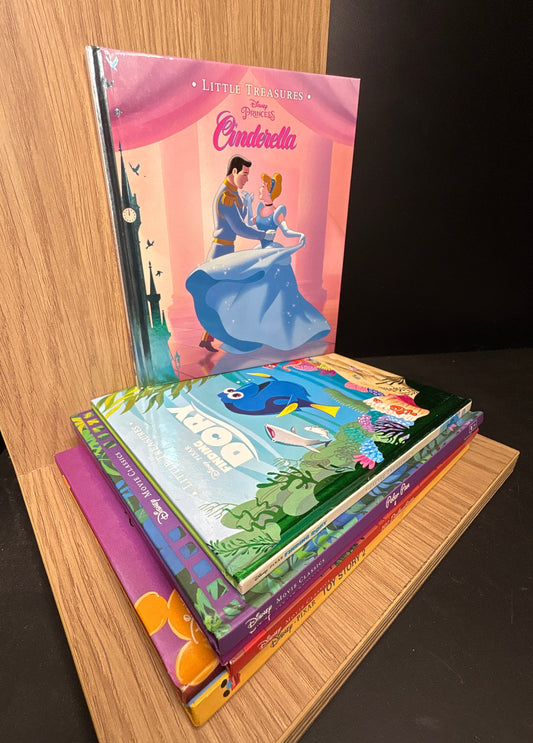 DISNEY PIXAR - Bundle of 7 - Selected Titles in Classic Movies Series (Min. fair condition)