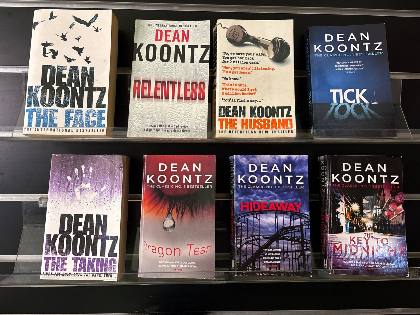 KOONTZ, Dean Assorted Standalone Titles Bundle of 8 (Min. good condition)