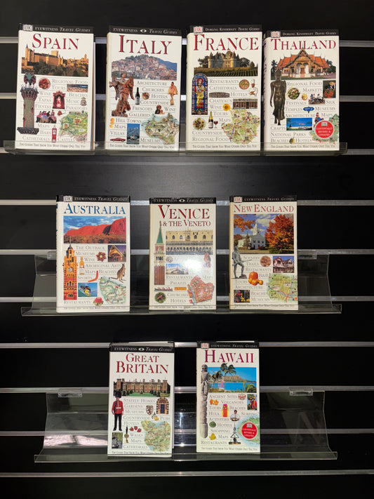 EYEWITNESS TRAVEL GUIDES - Bundle of 9  (Min. good condition)