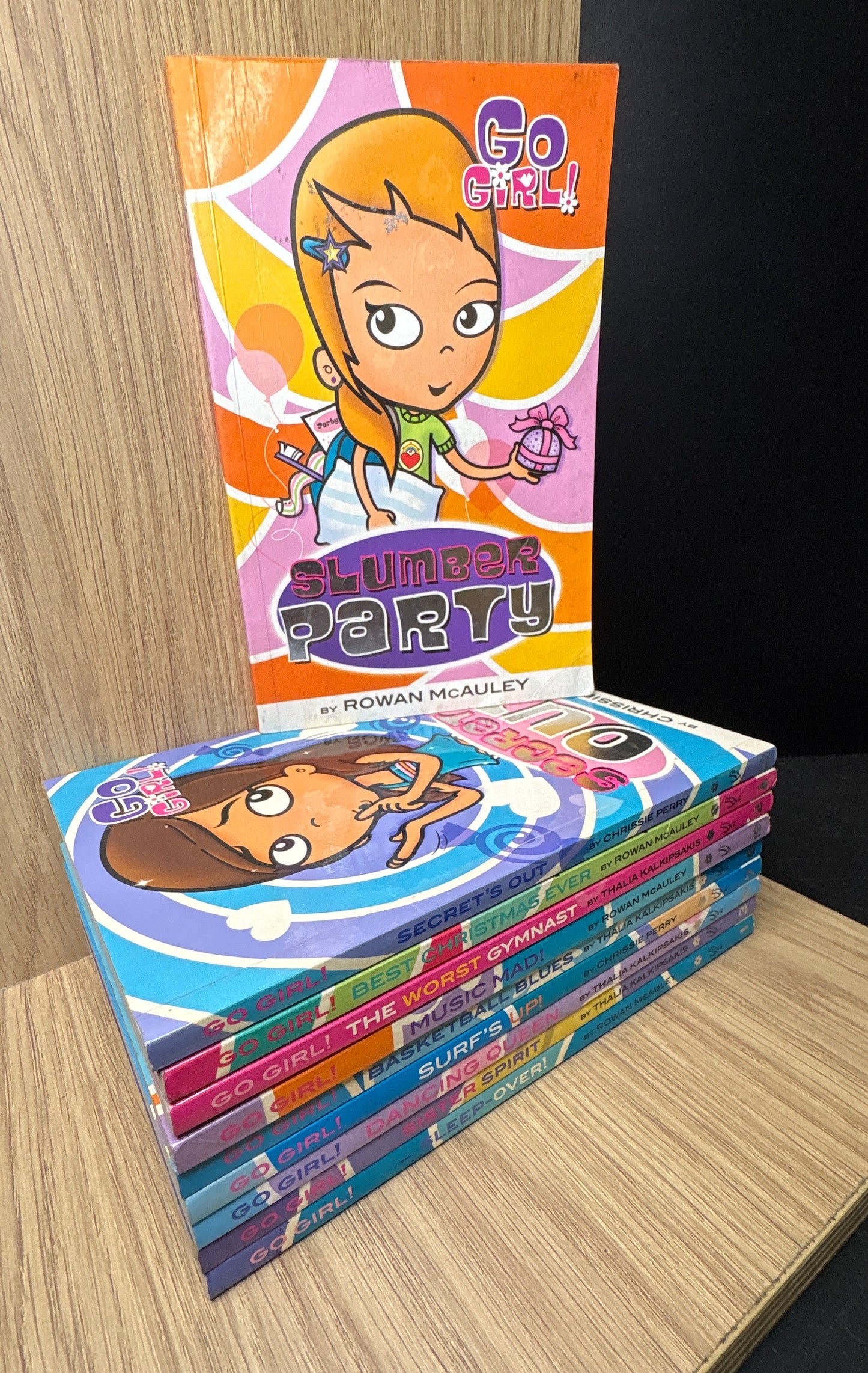 McAULEY, Rowan 'Go Girl' Series - Bundle of 10 Assorted Titles (Min. fair condition)
