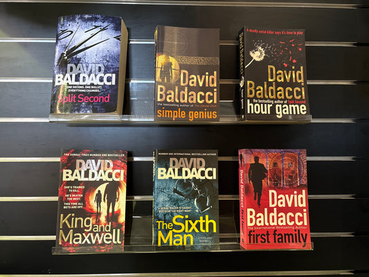 BALDACCI, David - Bundle of 6 - FULL King and Maxwell series (Min. fair condition)