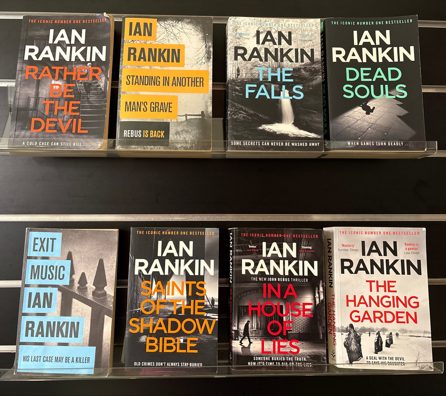 RANKIN, Ian 'John Rebus' Assorted Titles Bundle of 8 (Min. fair condition)