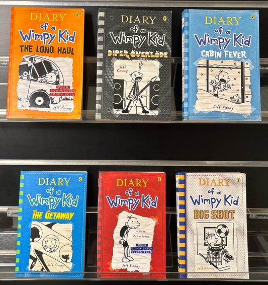 KINNEY, Jeff 'Diary of a Wimpy Kid' Series Bundle of 6 Assorted Titles (Min. good condition)