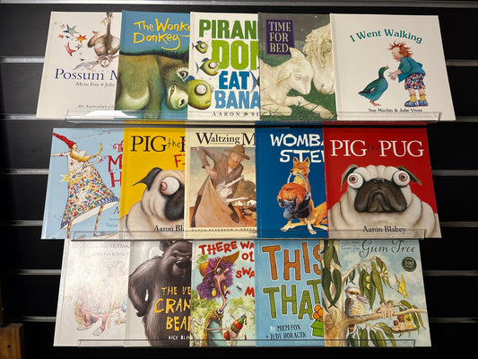 THE GREAT AUSTRALIAN STORYBOOK COLLECTION Assorted Standalone Titles Bundle of 15 (Min. fair condition)