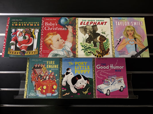 LITTLE GOLDEN BOOKS Assorted Standalone Titles Bundle of 7 (Min. very good condition)